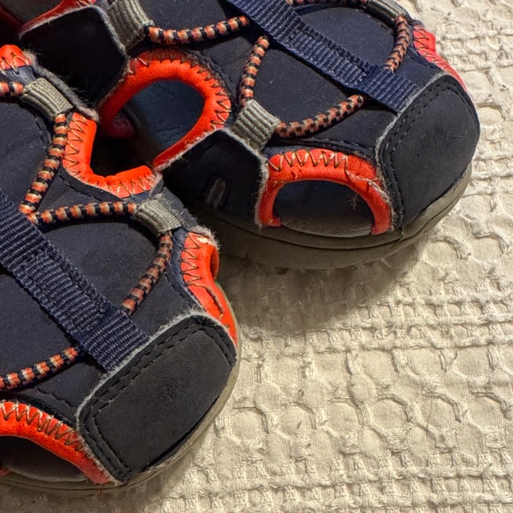 Stride Rite Children's Outdoor Sandals - Brown and Navy - Picture 9 of 10